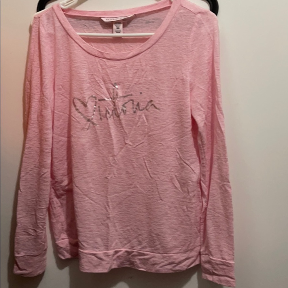 Pink Victoria secret pj top